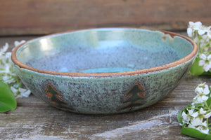 Seconds Sale! Evergreen Rolling River Low Serving Bowl
