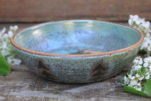 Seconds Sale! Evergreen Rolling River Low Serving Bowl