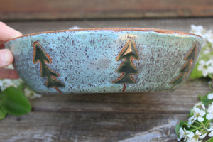 Seconds Sale! Evergreen Rolling River Low Serving Bowl