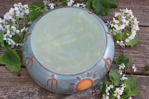 Seconds Sale! Desert Sunset Low Serving Bowl