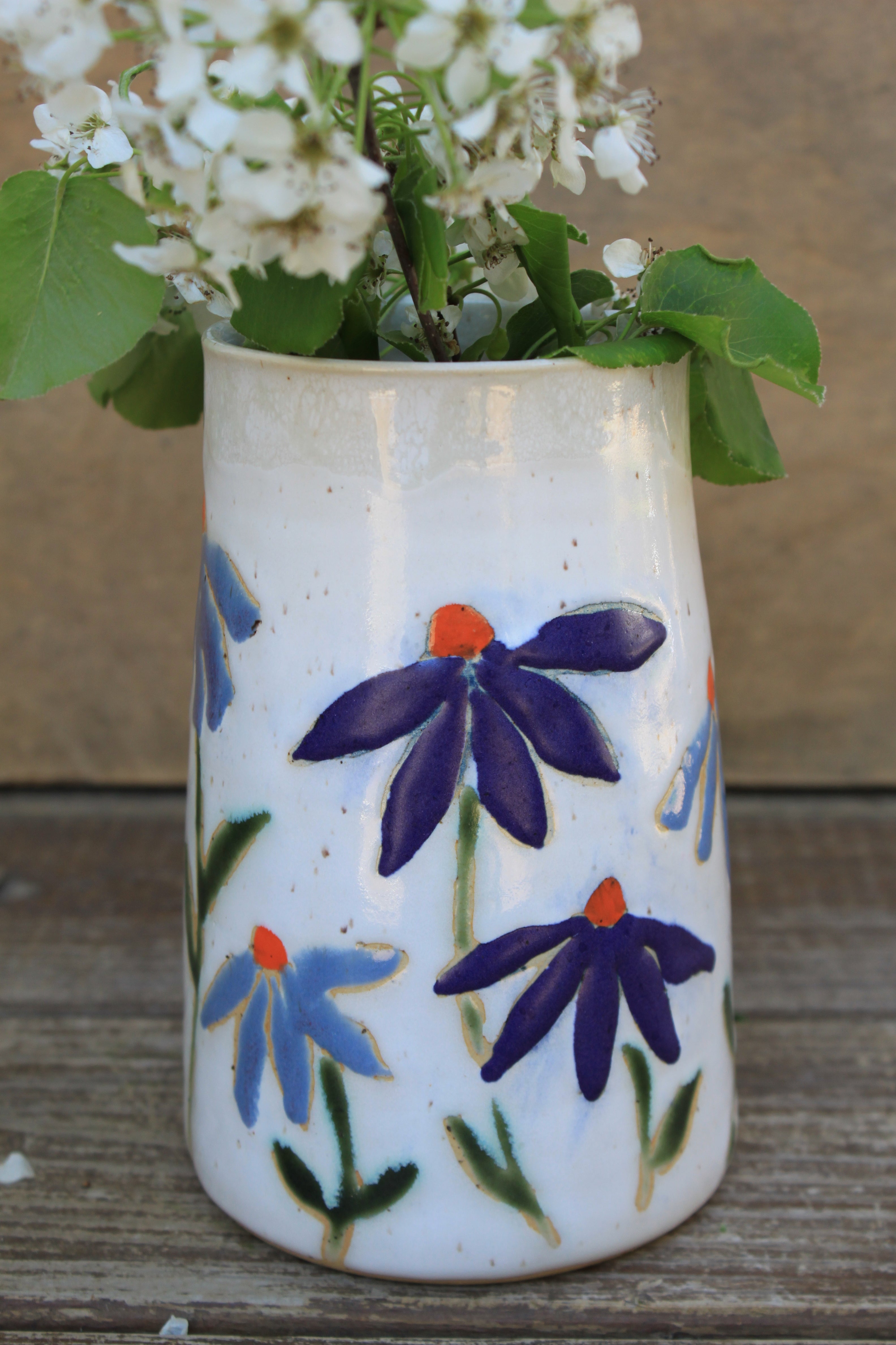 Coneflower Celebration Vase