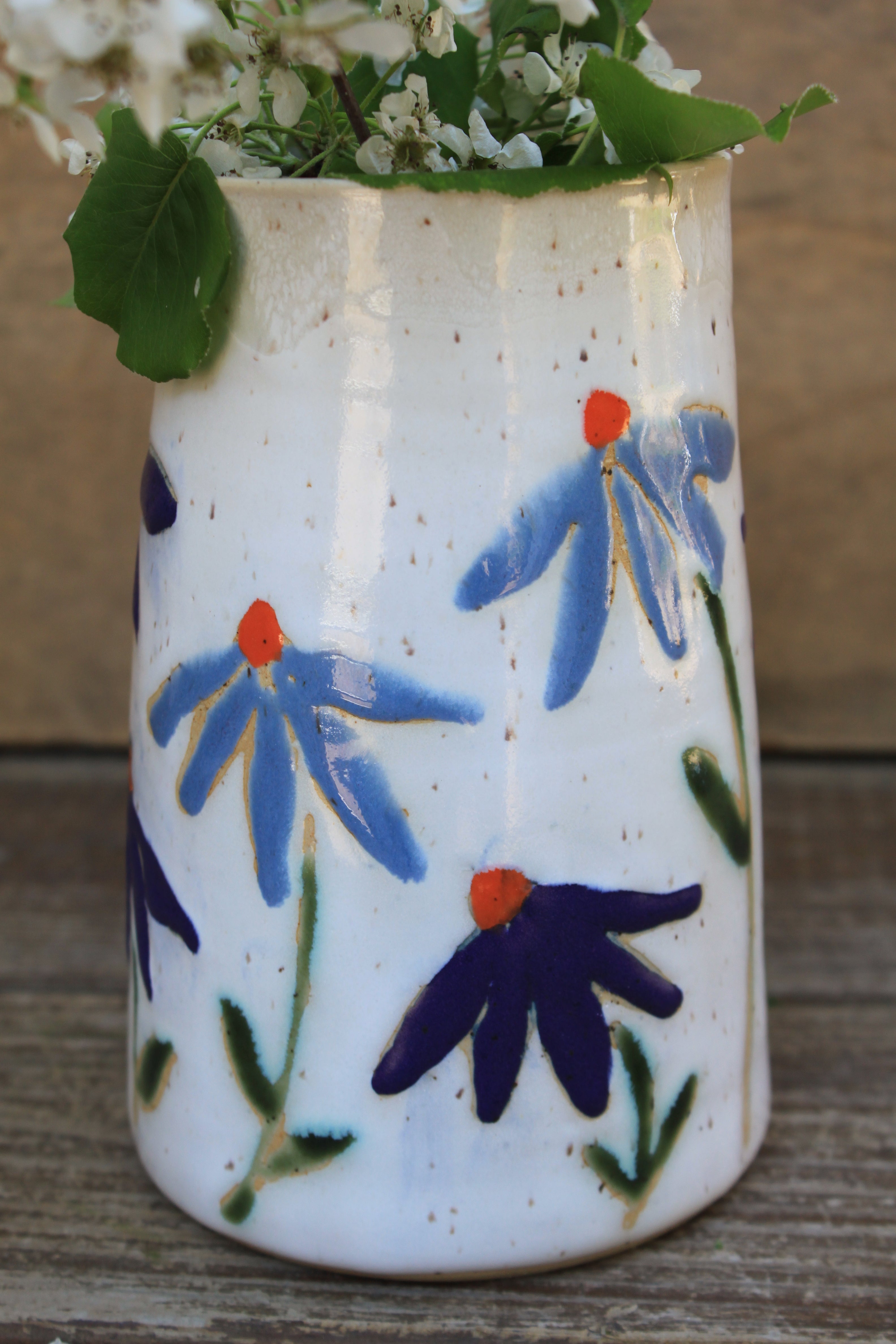 Coneflower Celebration Vase