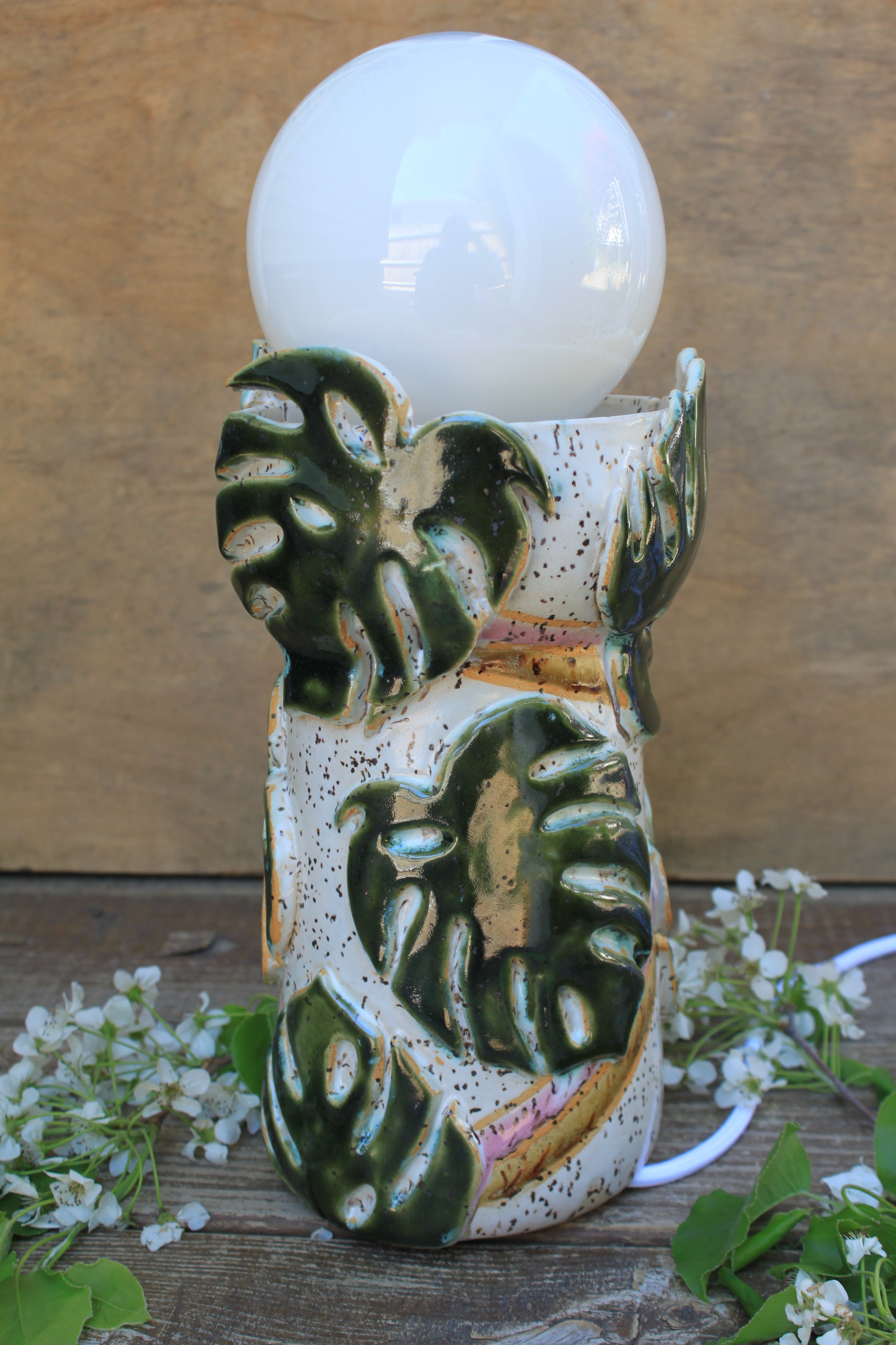 Lamp, Monstera Madness