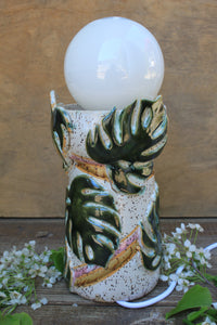 Lamp, Monstera Madness