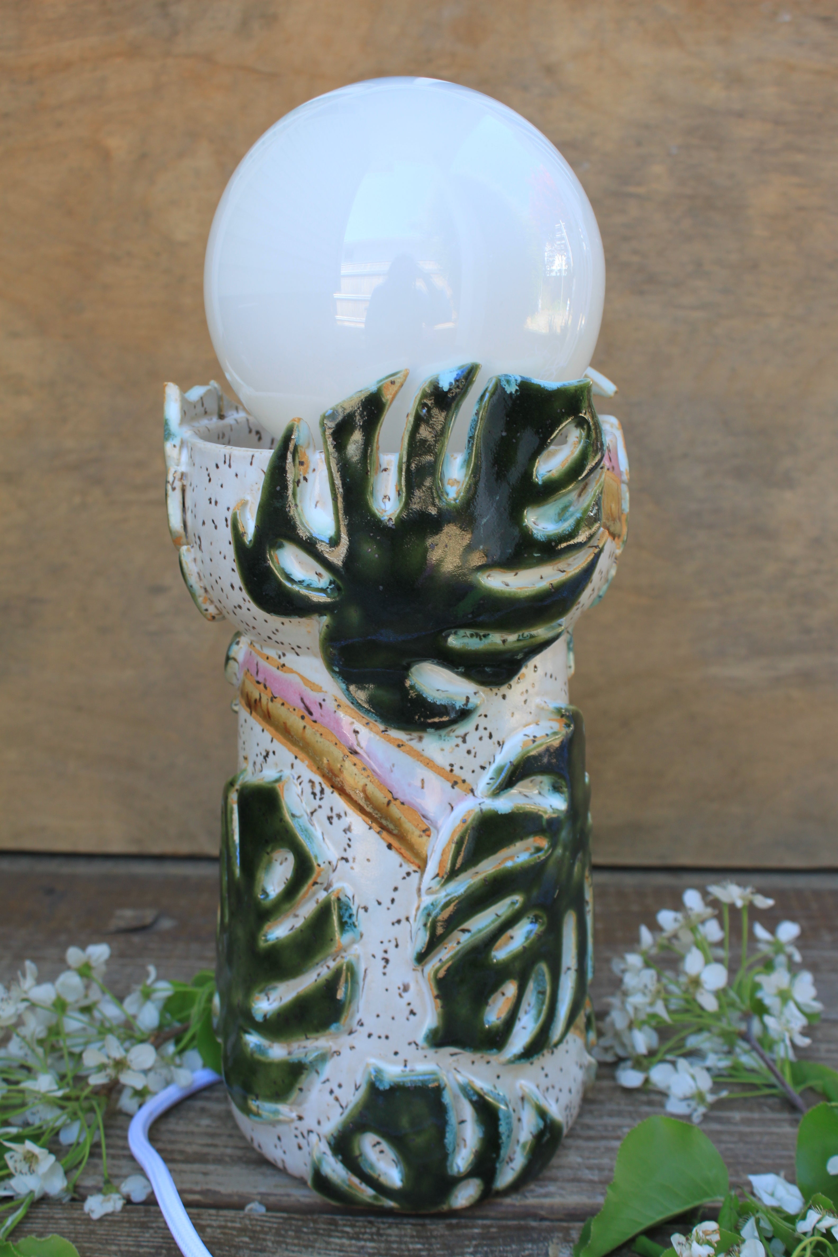 Lamp, Monstera Madness