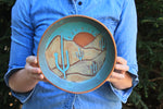 Load image into Gallery viewer, Seconds Sale! Desert Sunset Low Serving Bowl
