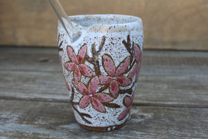 Cherry Blossom Straw Cup
