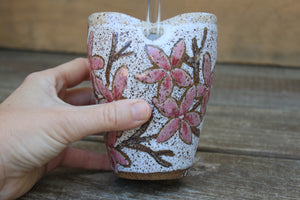 Cherry Blossom Straw Cup