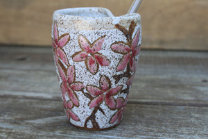 Cherry Blossom Straw Cup