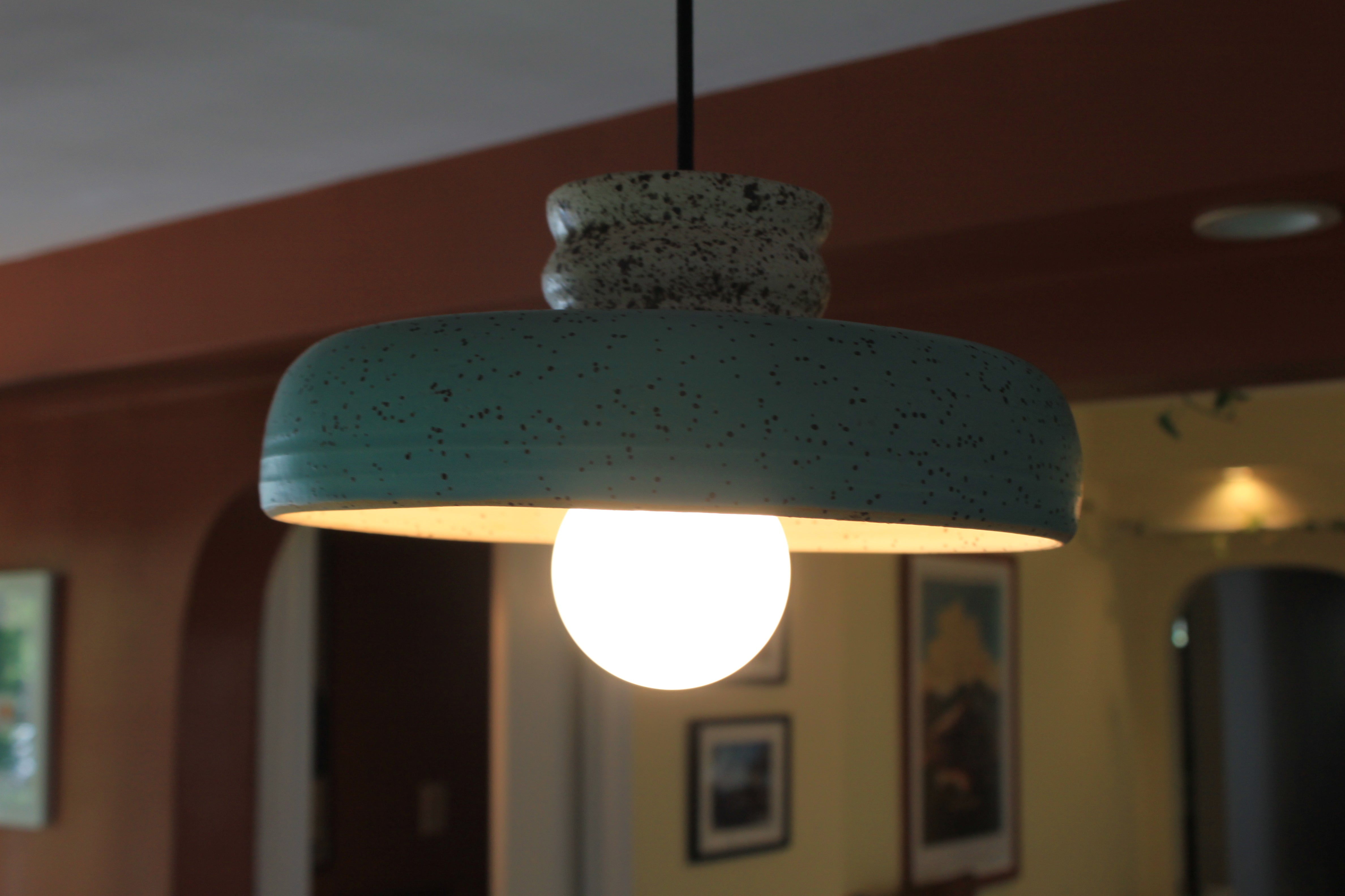 Pendant Light, Stony Shores Wiggle Top