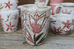 Load image into Gallery viewer, Magnolia Blooms Straw Cup, 16 oz
