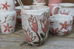 Load image into Gallery viewer, Magnolia Blooms Straw Cup, 16 oz
