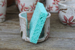 Load image into Gallery viewer, Magnolia and Cherry Blossom Love Sponge Holder
