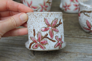 Magnolia and Cherry Blossom Love Sponge Holder