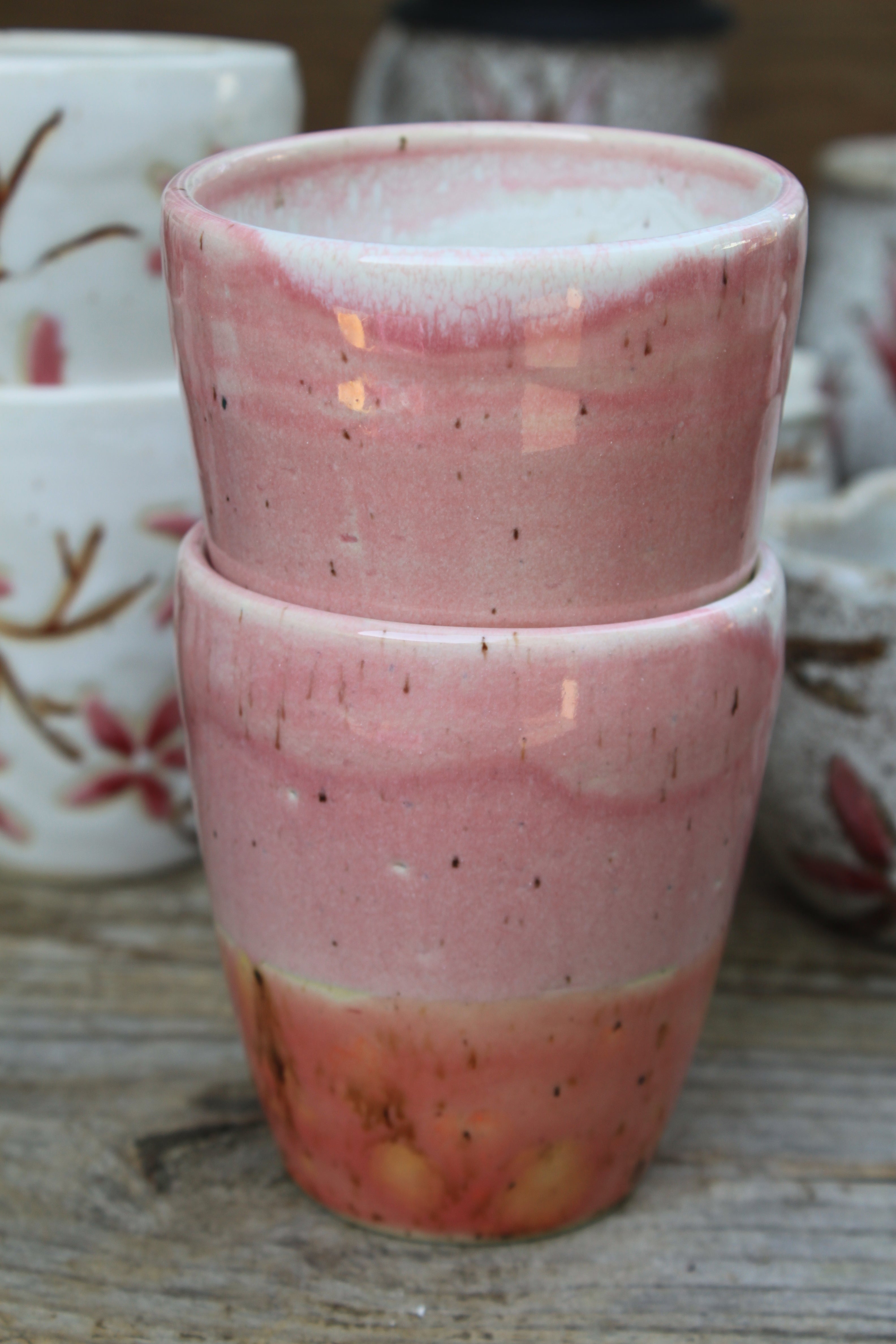 Blush and Coral Cups - sold separately, 11 oz