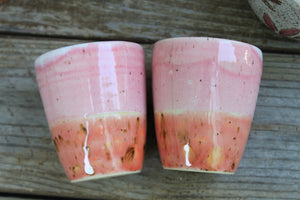 Blush and Coral Cups - sold separately, 11 oz