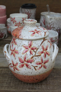 Cherry Blossom Blush Large Lidded Jar