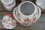 Load image into Gallery viewer, Cherry Blossom Blush Large Lidded Jar
