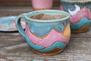 Distant High Peaks Mug, 14 oz
