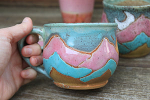 Distant High Peaks Mug, 14 oz