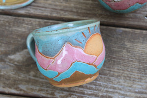 Distant High Peaks Mug, 14 oz