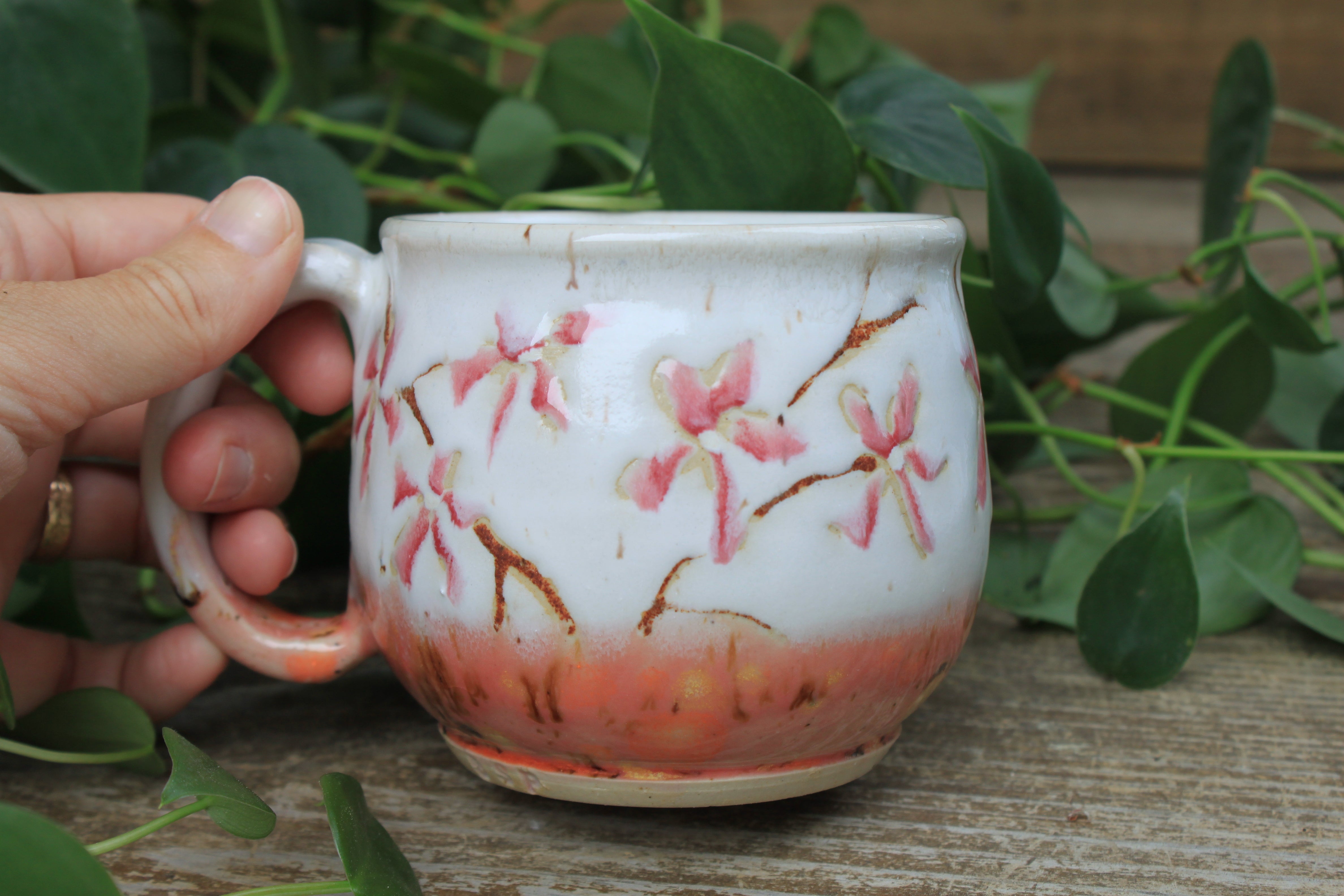 Cherry Blossom Blush Mug, 14.5 oz