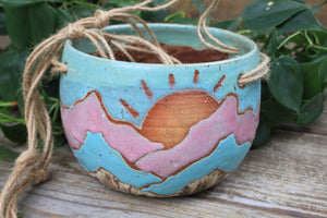 Distant High Peaks Hanging Planter