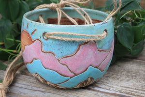 Distant High Peaks Hanging Planter