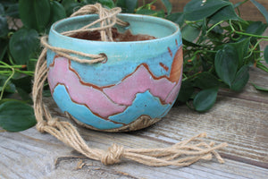 Distant High Peaks Hanging Planter