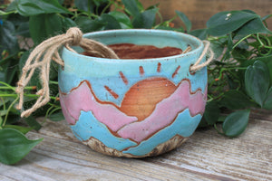 Distant High Peaks Hanging Planter