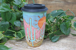 Load image into Gallery viewer, Desert Mountain Days Handled Travel Mug, 20 oz
