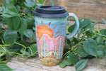 Load image into Gallery viewer, Desert Mountain Days Handled Travel Mug, 20 oz
