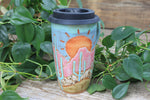 Load image into Gallery viewer, Desert Mountain Days Handled Travel Mug, 20 oz
