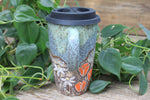 Load image into Gallery viewer, Glacial River and Wildflower Fields Carved Travel Mug, 18 oz
