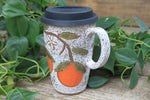 Load image into Gallery viewer, Fruity Fun - Orange Dreams Handled Travel Mug, 16 oz
