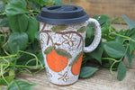 Load image into Gallery viewer, Fruity Fun - Orange Dreams Handled Travel Mug, 16 oz
