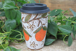 Load image into Gallery viewer, Fruity Fun - Orange Dreams Handled Travel Mug, 16 oz
