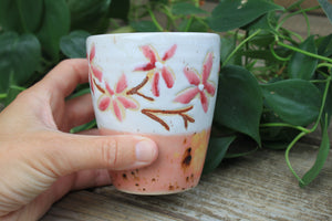 Cherry Blossom Blush Cup, 11 oz