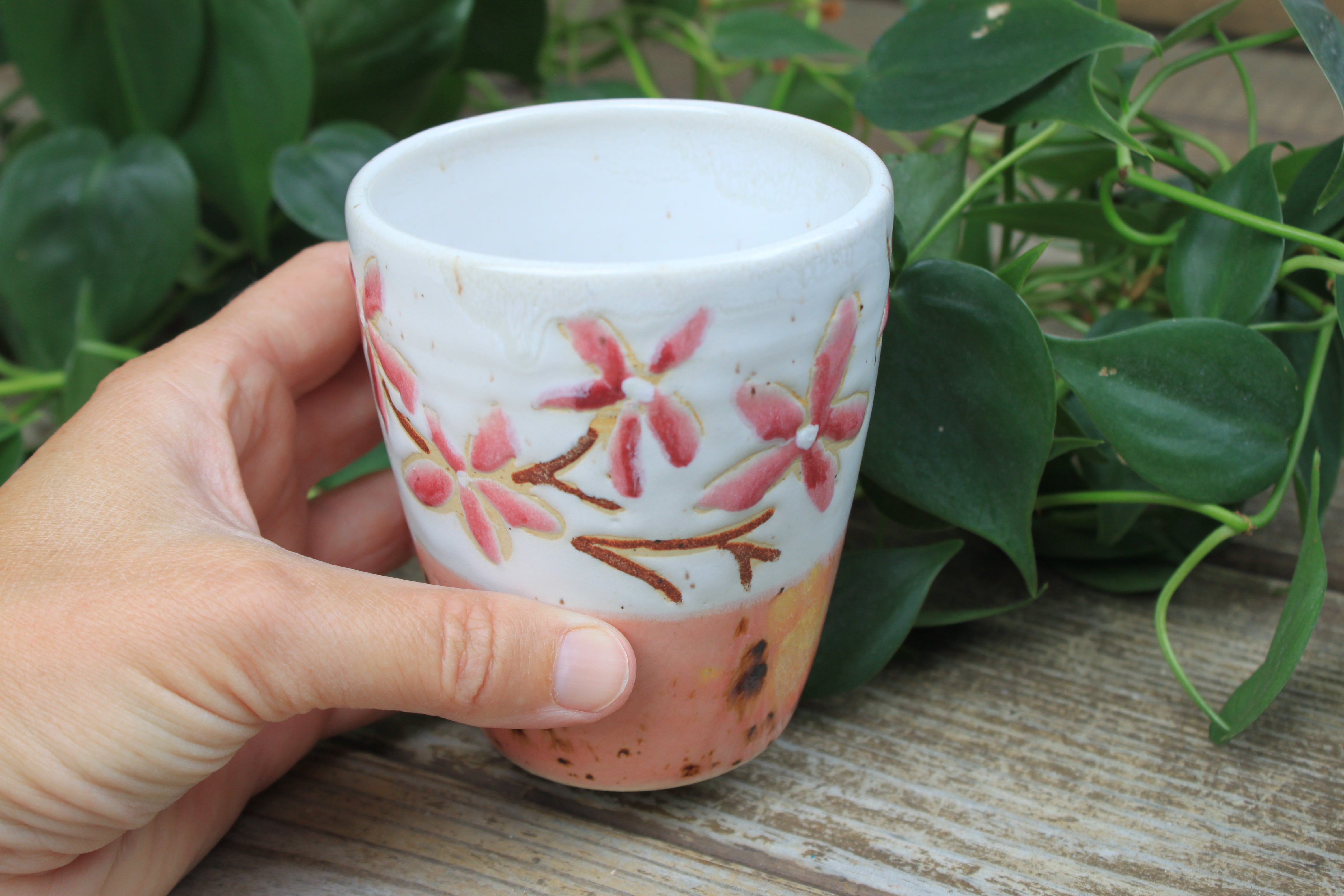Cherry Blossom Blush Cup, 11 oz