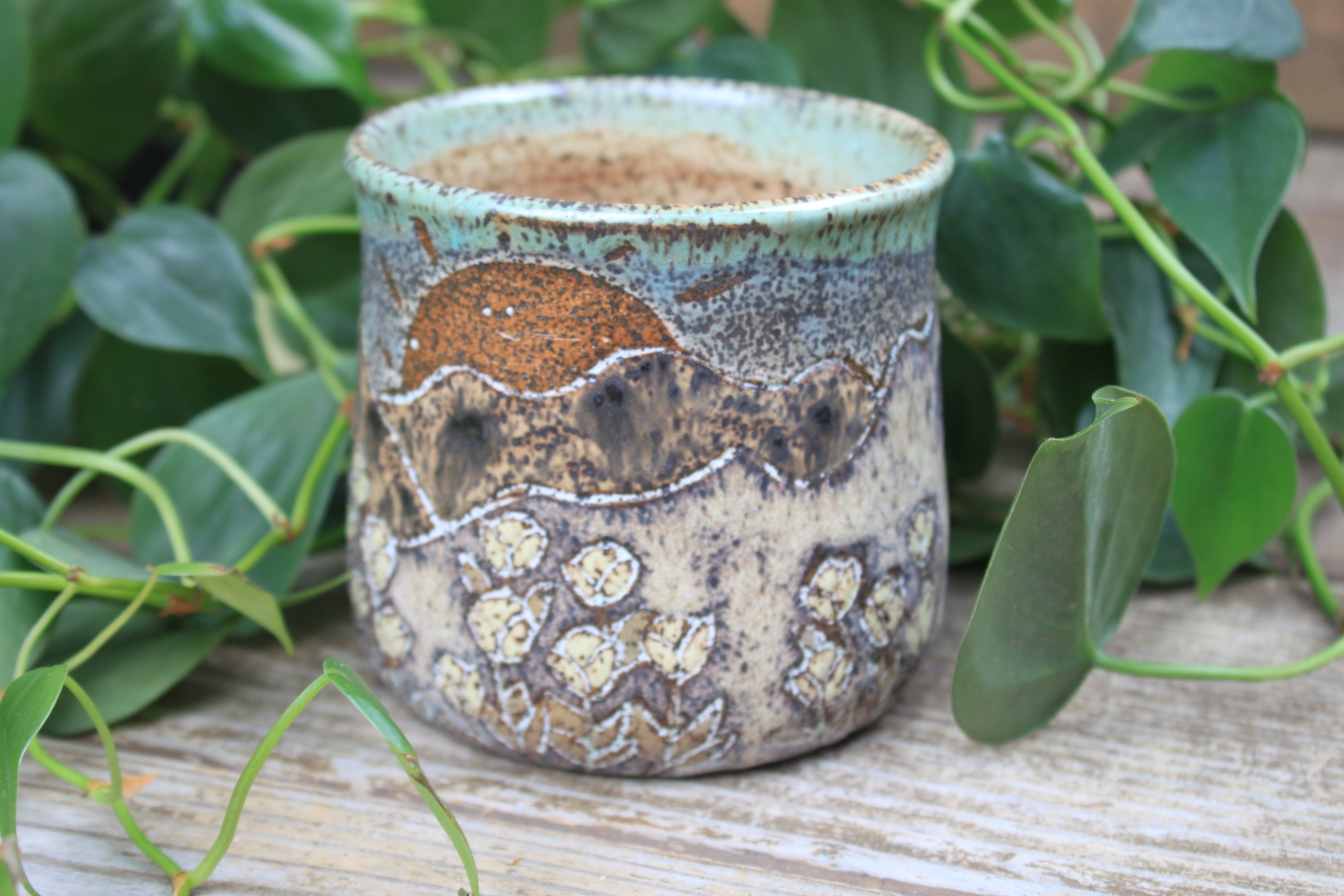 Alpine Flower Fields Sunset Mug, 18 oz