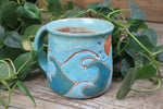 Load image into Gallery viewer, Seconds Sale! Ocean Waves Day Carved Mug, 18 oz
