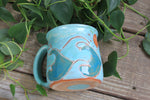 Load image into Gallery viewer, Seconds Sale! Ocean Waves Day Carved Mug, 18 oz
