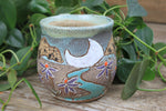 Load image into Gallery viewer, Coneflower Fields and Rolling River Nights Mug, 16 oz
