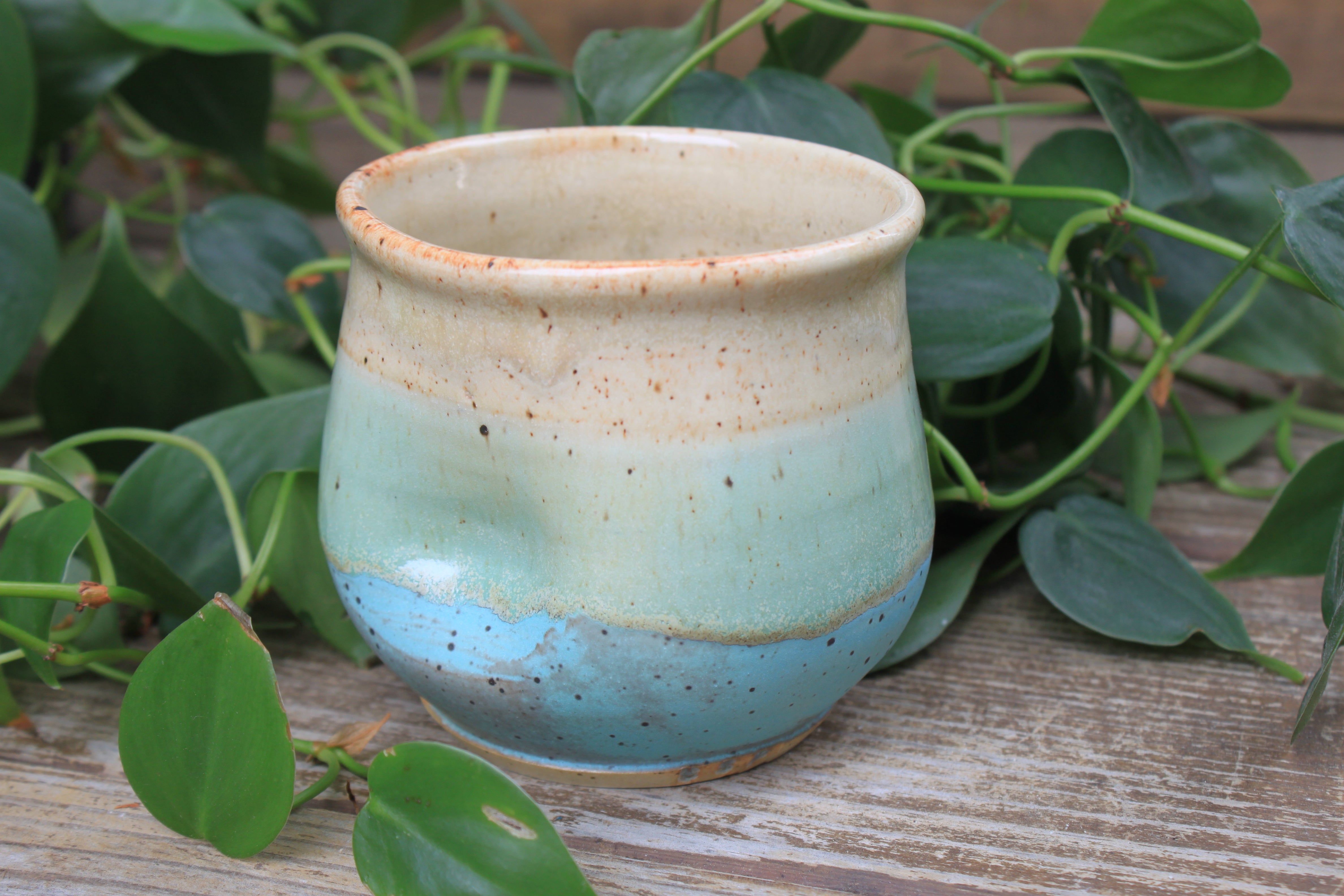 Thumbprint Cup - Ocean Horizon, 14 oz