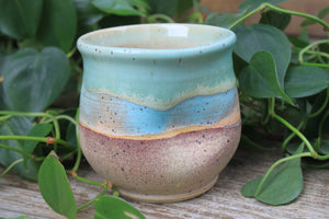 Thumbprint Cup - Sandy Shores, 14 oz