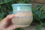 Load image into Gallery viewer, Thumbprint Cup - Sandy Shores, 14 oz
