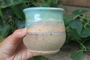 Thumbprint Cup - Sandy Shores, 14 oz