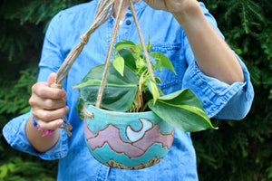 Distant High Peaks Hanging Planter