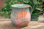 Load image into Gallery viewer, Desert Mountain Sunset Mug, 17 oz
