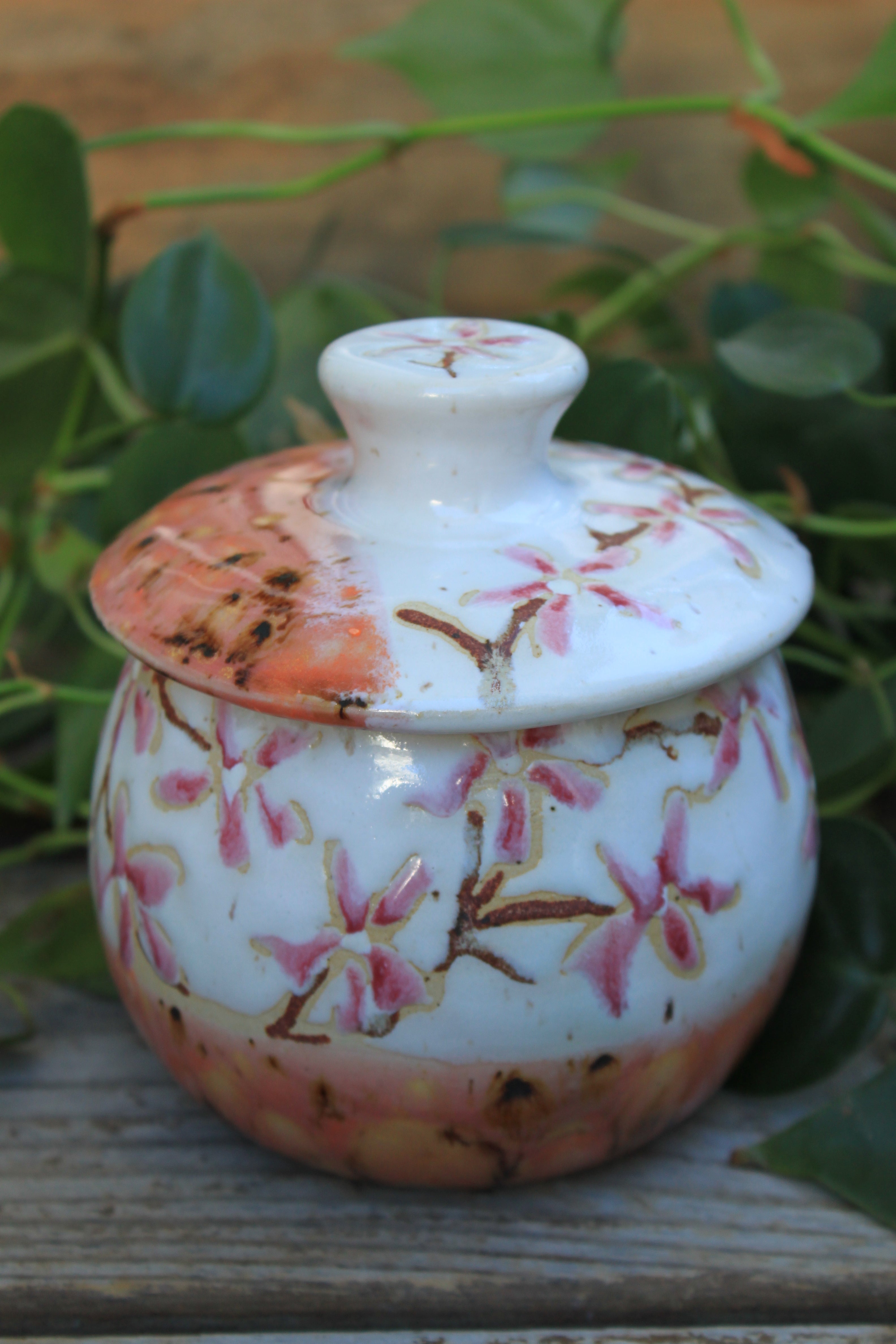 Cherry Blossom Blush Small Lidded Jar